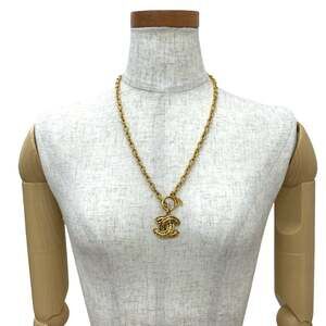 Chanel Cc Logo Chain Pendant Necklace #215640C12B